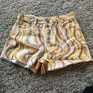 Nwt funky jean shorts